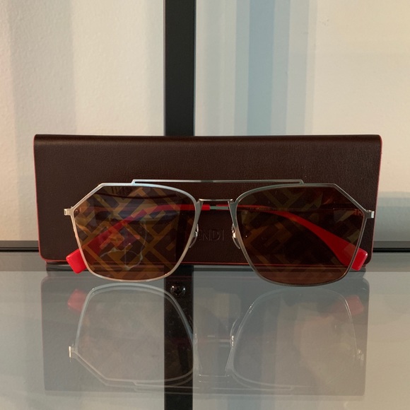 Other - Fendi Hexagonal Logo Sunglasses